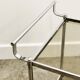 Vintage Chrome Drink Trolley - Bar Cart with smoked glass, 1980s