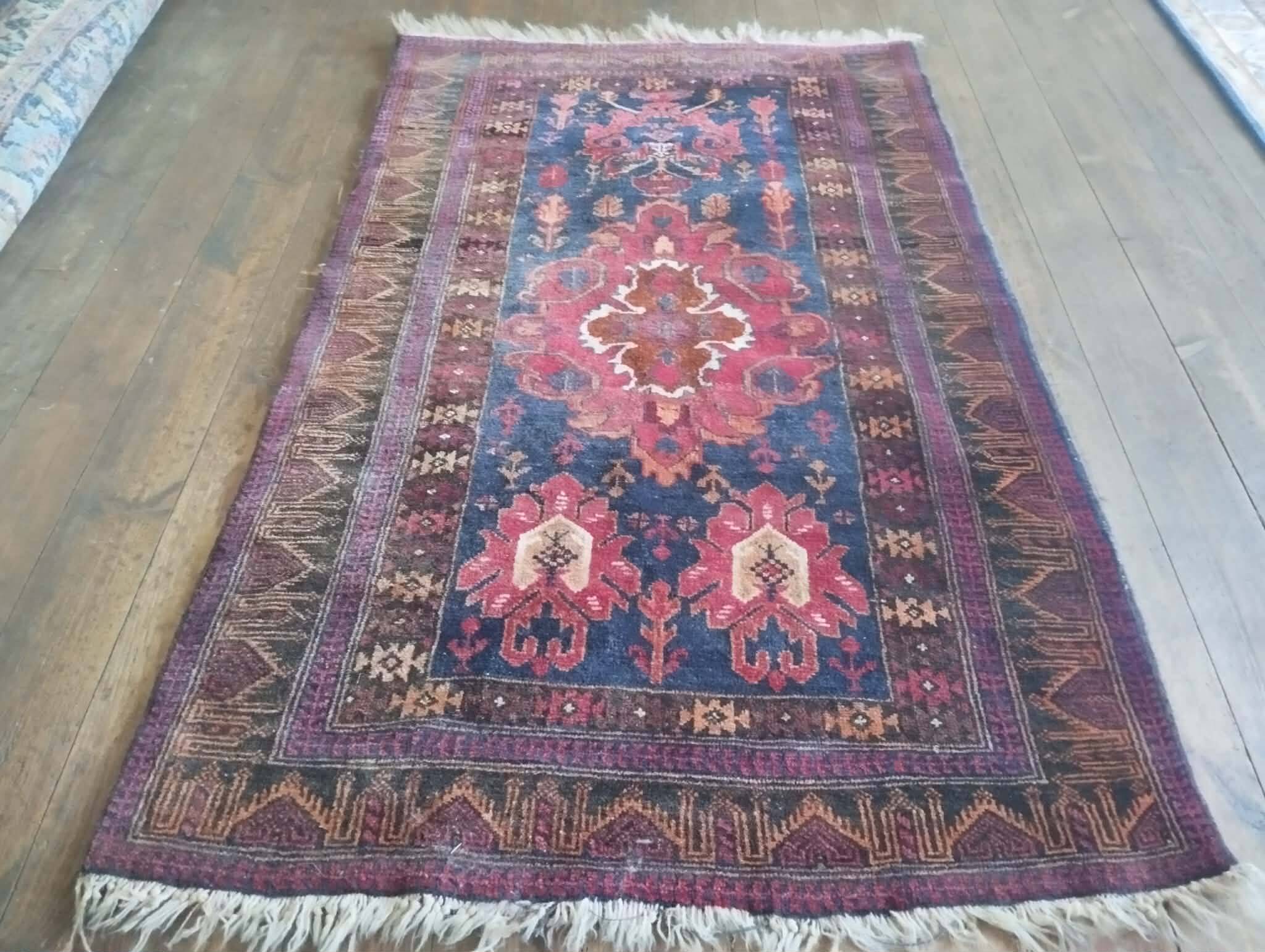 Tapis Afghan Beloutch fait main 150x91cm