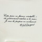 Sixties Michel Caugant Bison Tureen Pâté Mold Glazed Earthenware 25cm