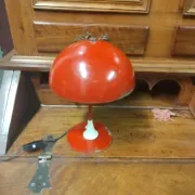 Metal space age mushroom lamp