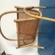 Porte-revues en cannage vintage