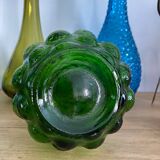 Vintage green Empoli carafe