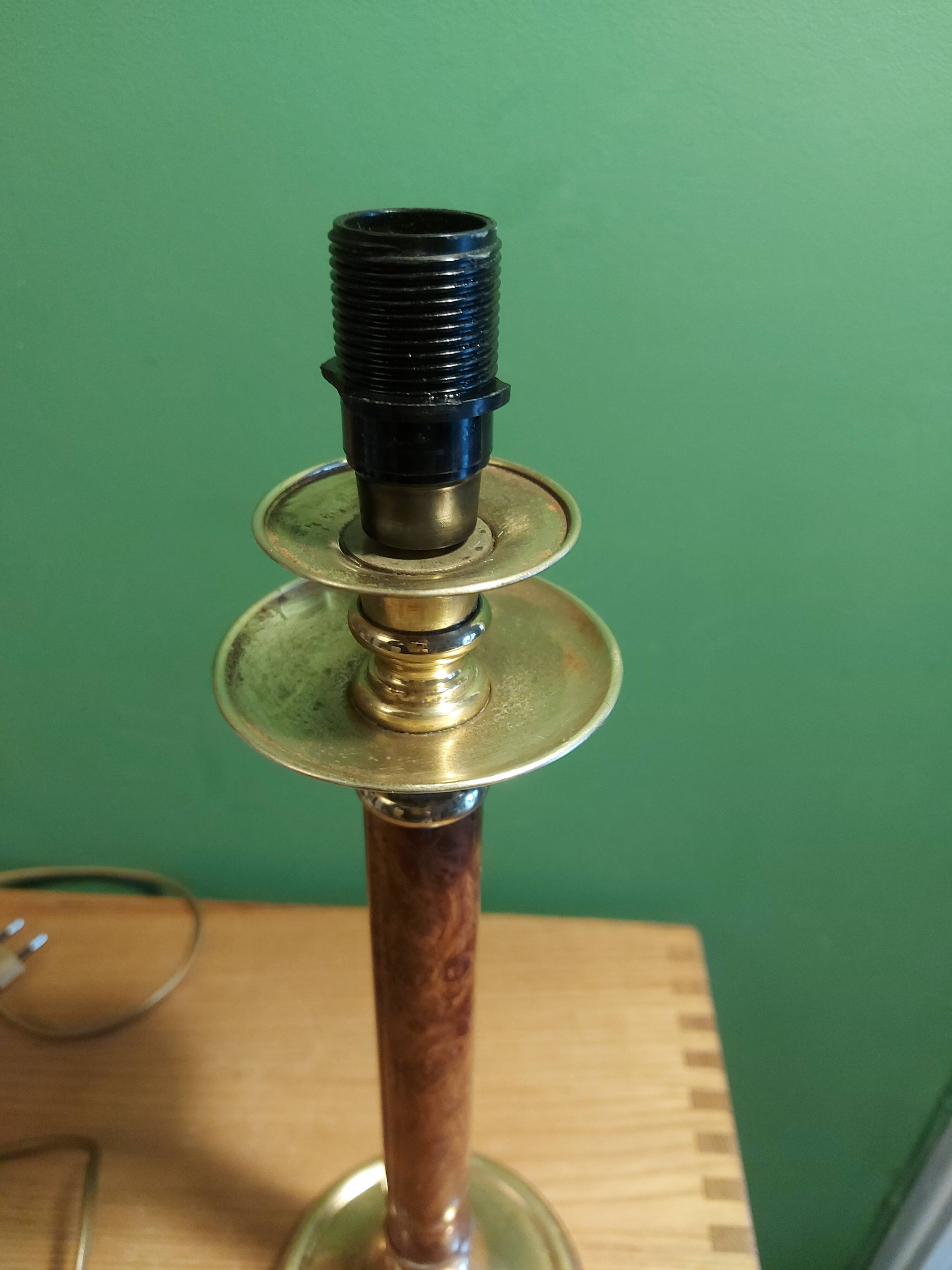 Tortoiseshell style lamp