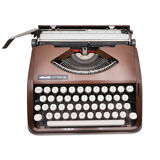 Typewriter Olivetti Lettera 82 Brown revised ribbon new