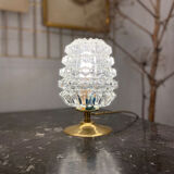 Glass "cone" globe lamp