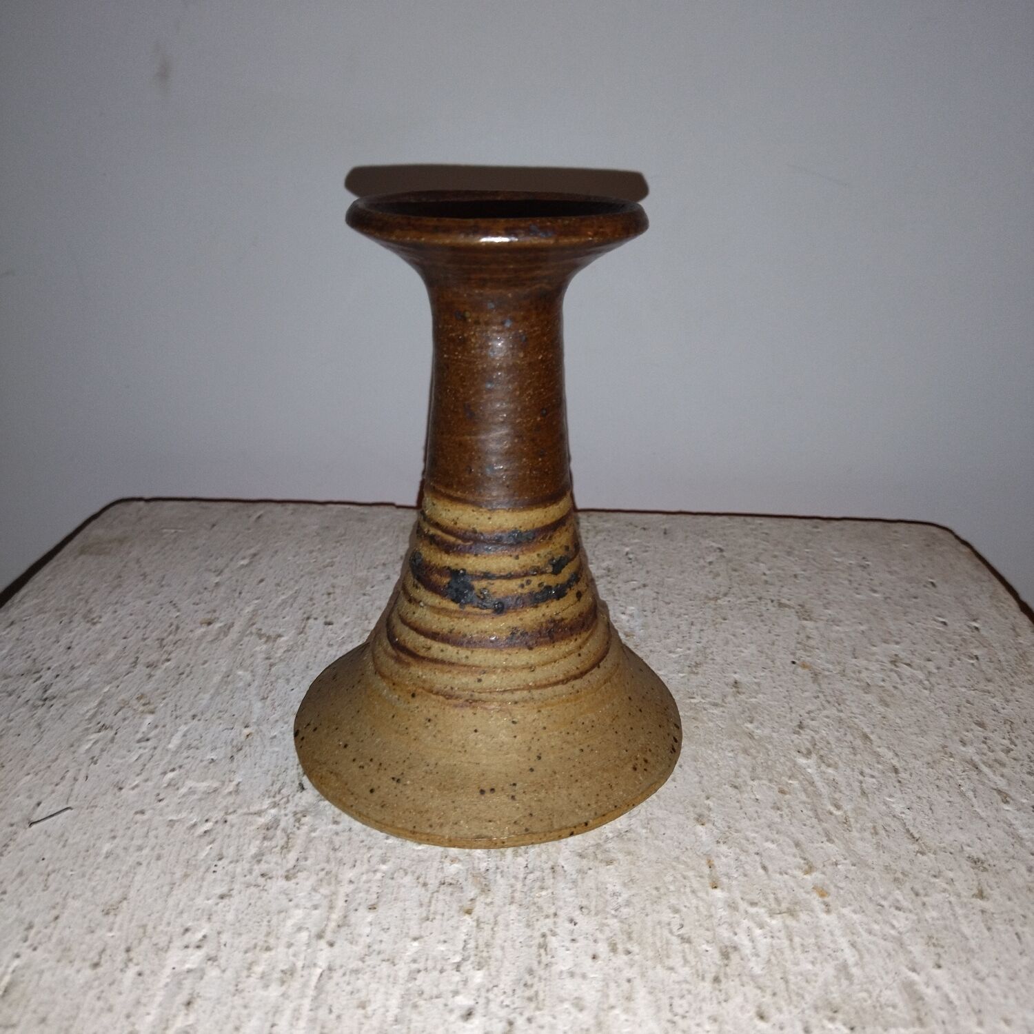 Scandinavian sandstone candle holder Tue Poulsen Denmark