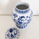 Old lid pot - asian porcelain - herbalism-1970-80