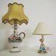 Desk Lamps with Lampshades Day, 1950s, Set of 2
