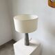 Lampe de table céramique bleue style 1950