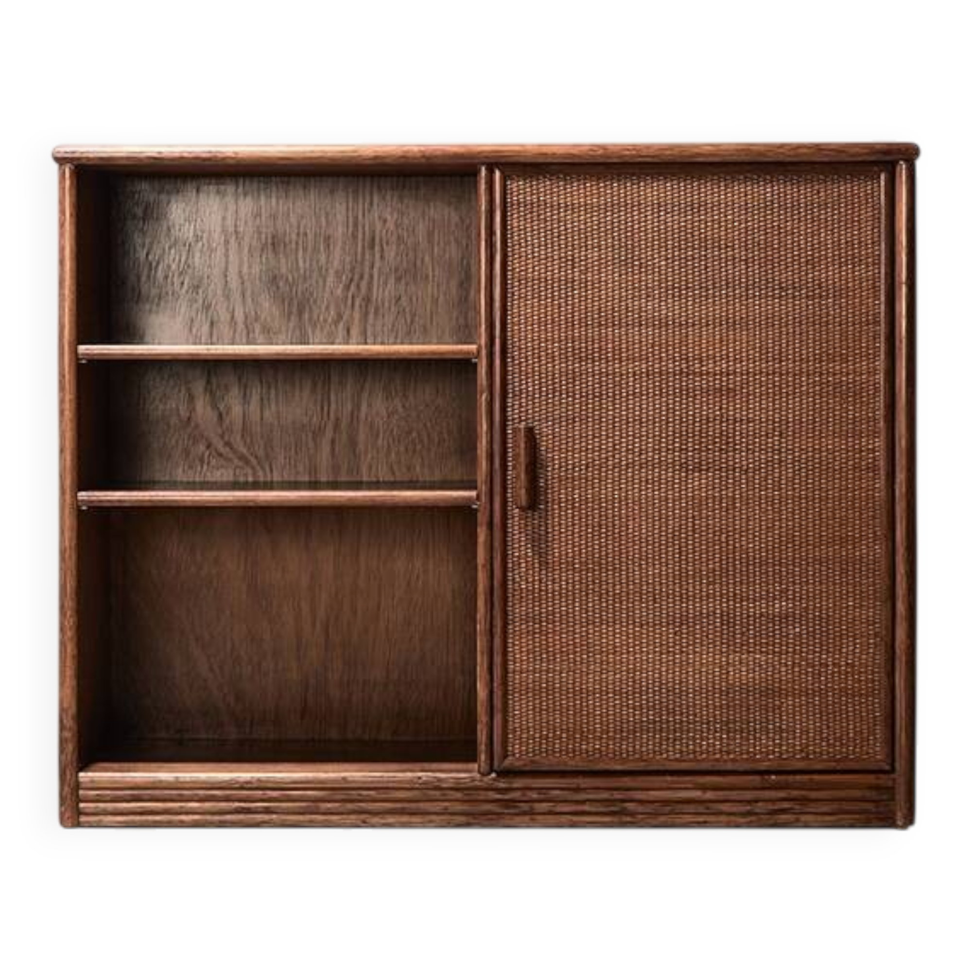 Modernist Rattan Cabinet Netherlands 1930s