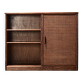 Modernist Rattan Cabinet Netherlands 1930s