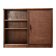 Modernist Rattan Cabinet Netherlands 1930s