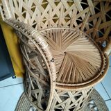Rattan armchair