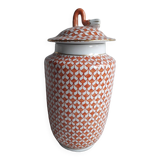 Vintage ceramic with geometric decor