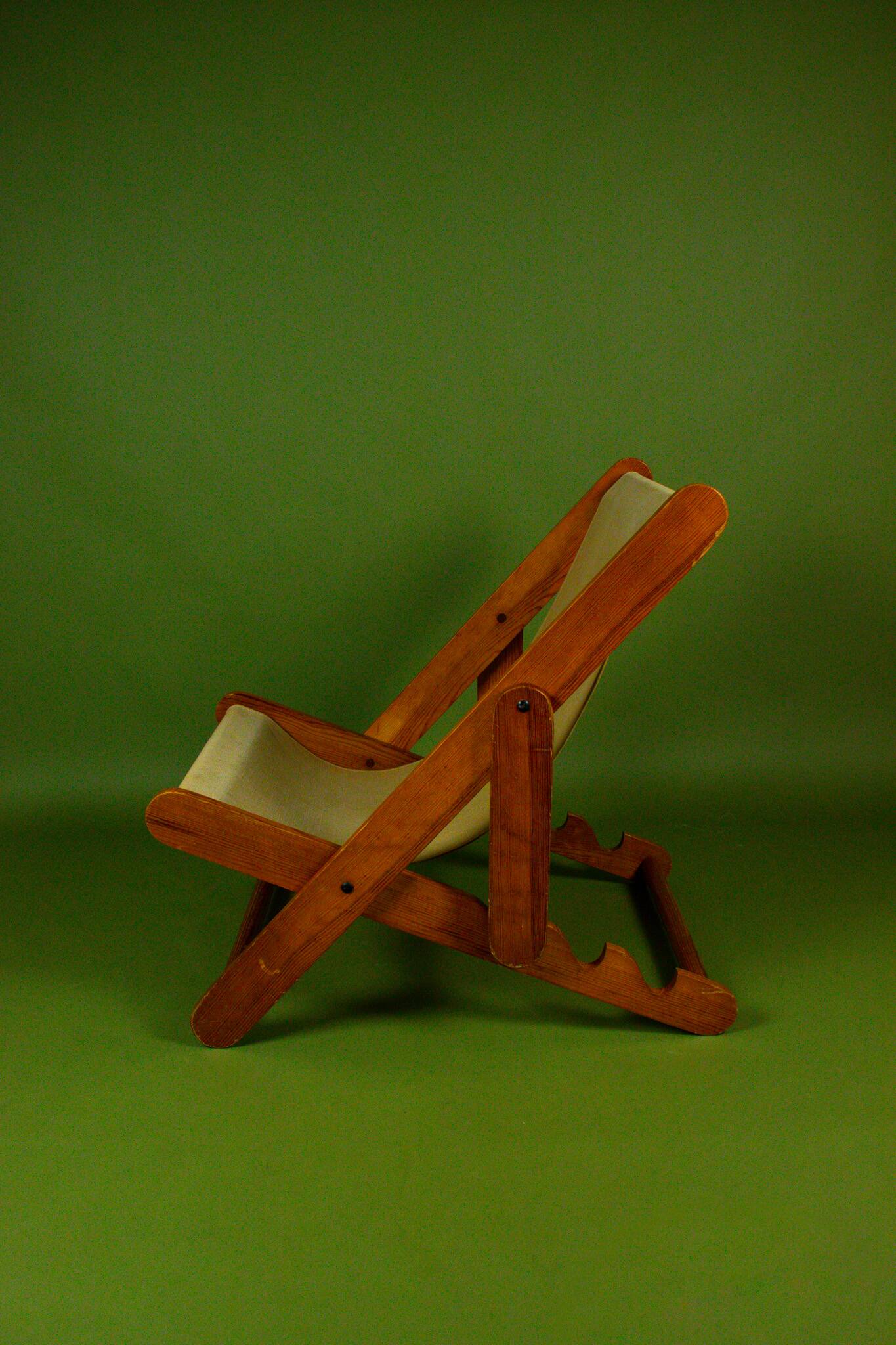 Fauteuil Kon Tiki Pierre Bégué édition originales avec coussin d'origine