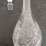carved crystal decanter