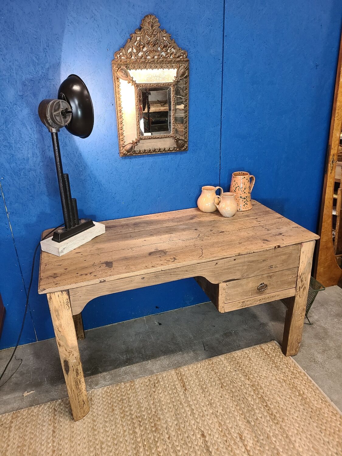 Vintage desk circa 1920, farm table