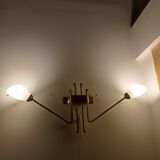 Importante applique murale style Lunel Arlus 1960s