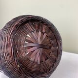 Wicker flowerpot