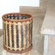 Wicker paper basket, 80s