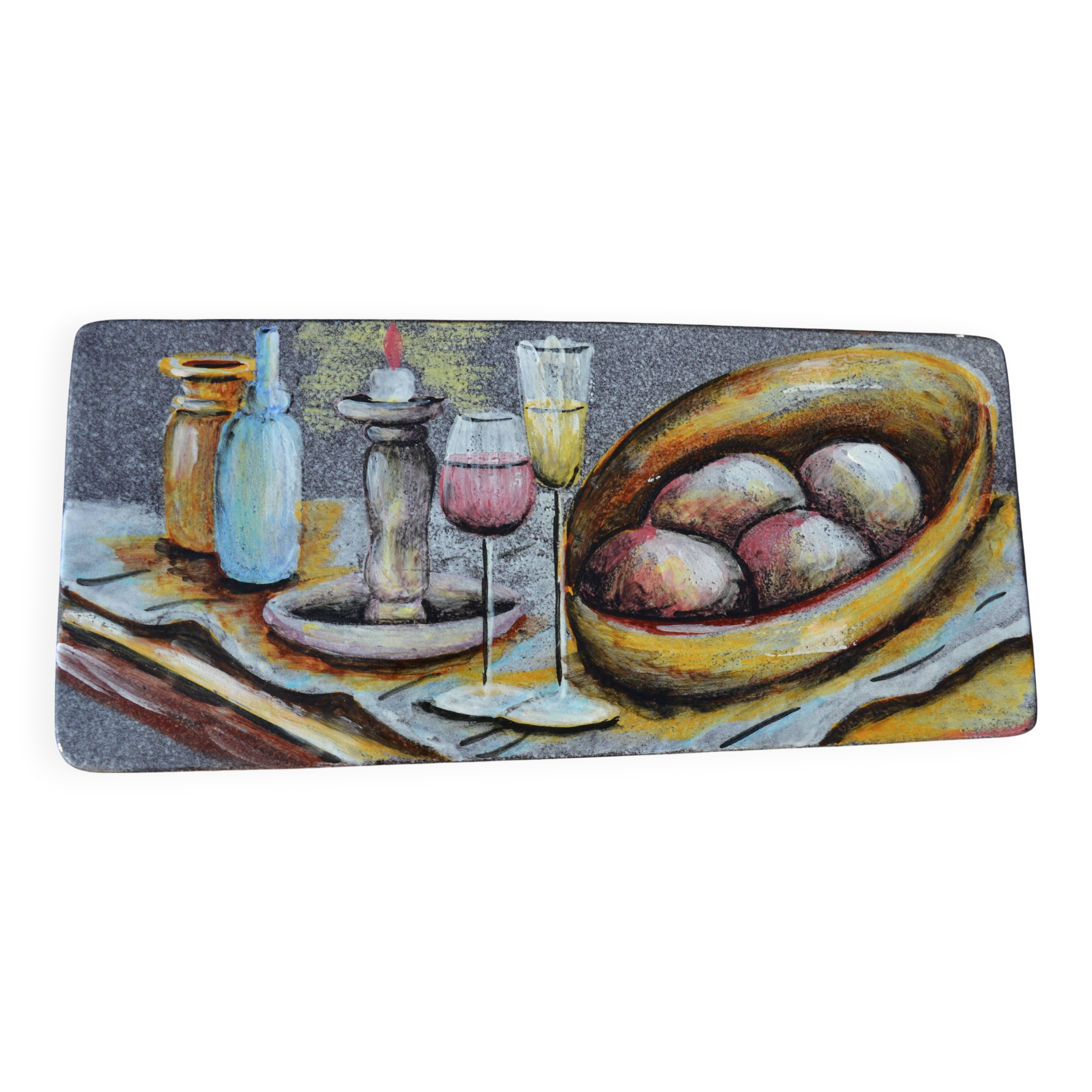 Decorative plate/trivet by Bruno Hugo RSM