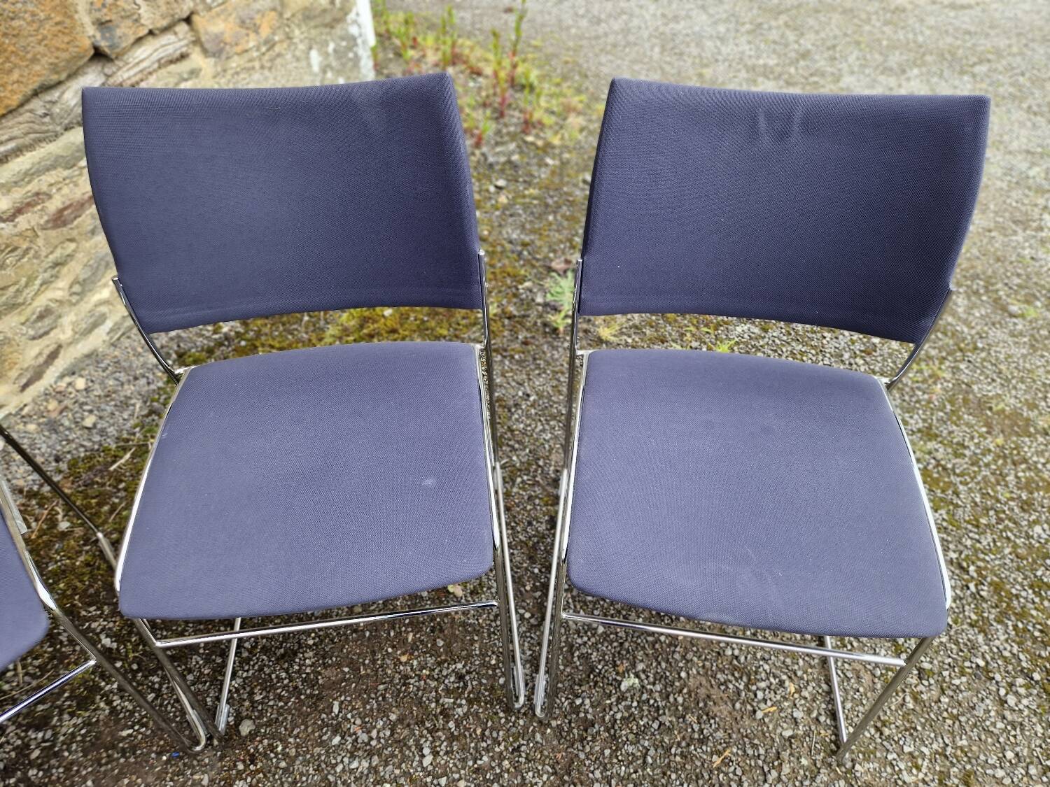 Set of 6 stackable Curvy chairs Casala edition