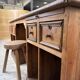 Counter or desk in oak from the 1950s.