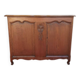 Louis XV desk with 5 drawers in oak