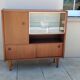 Scandinavian vintage teak display cabinet