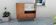 Meuble vitrine salle vintage scandinave teck