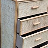 Vintage rattan commodus