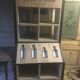Store display for whisky and rum in metal and melamine