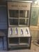 Store display for whisky and rum in metal and melamine