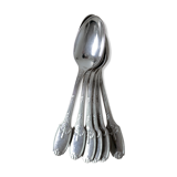 Lot of 6 small silver spoons Christofle