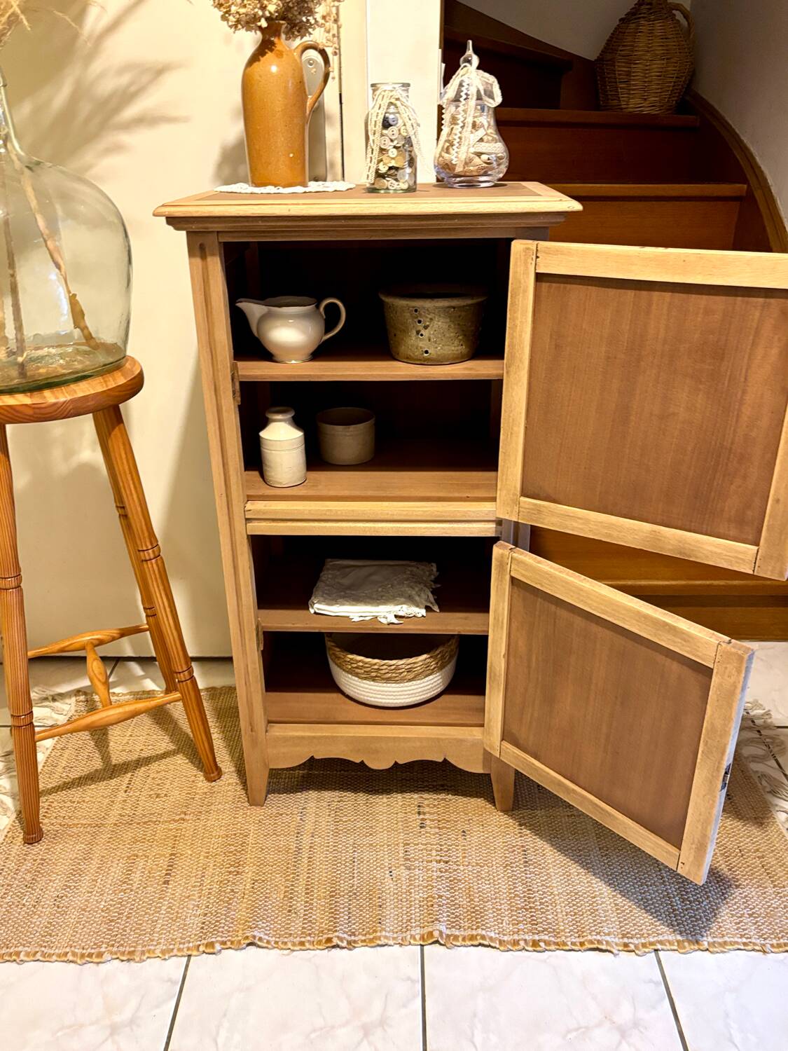 Small wooden wardrobe