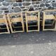 4 vintage folding chairs