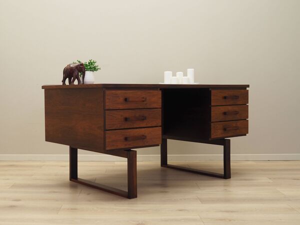Bureau danois en palissandre par Torben Valeur et Henning Jensen, années 1960