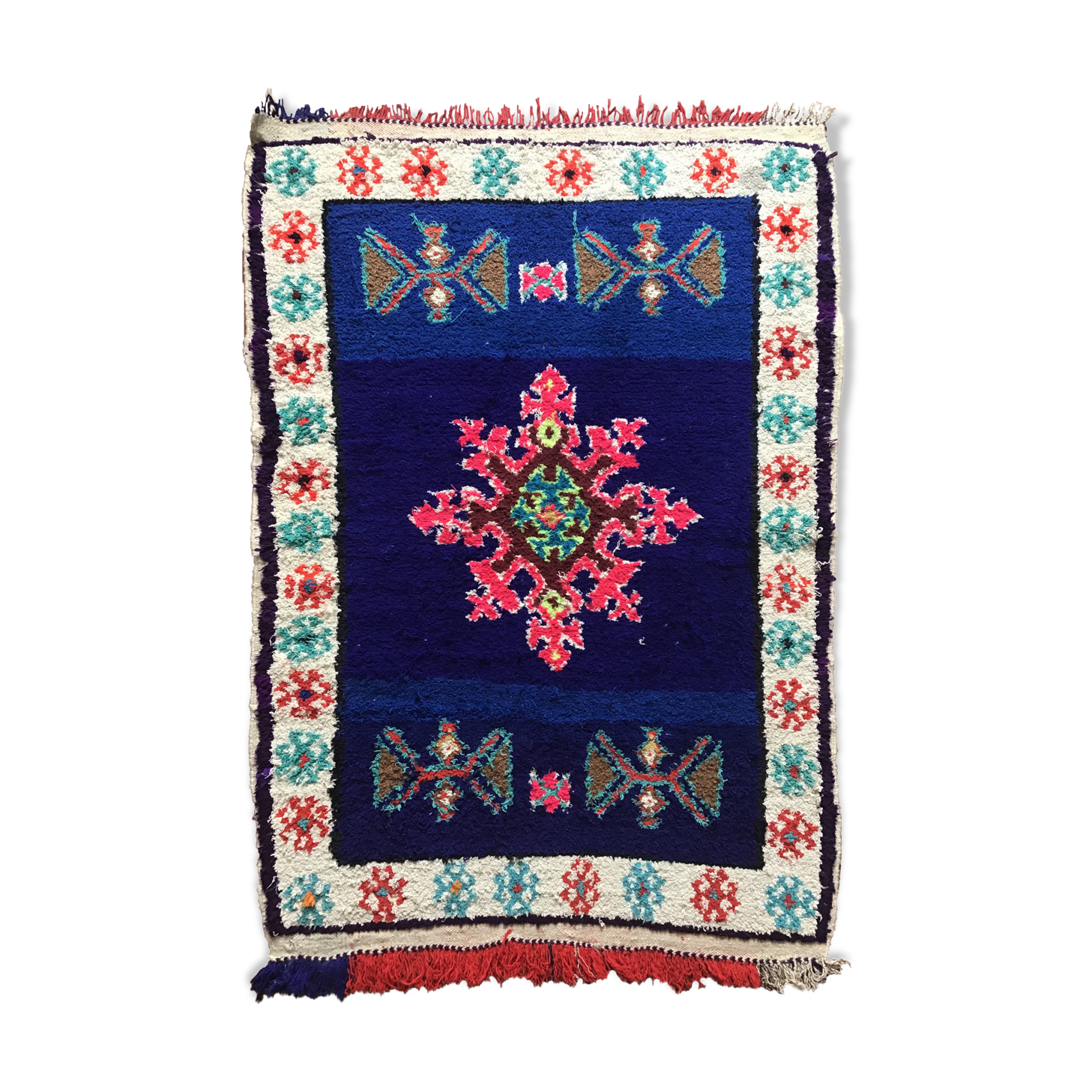 Carpet Azilal vintage, Morocco, years 70 80x120cm