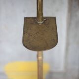 1930s brass floor lamp, reading lamp.