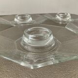 Series of 4 vintage octagonal egg cups France