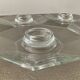 Series of 4 vintage octagonal egg cups France