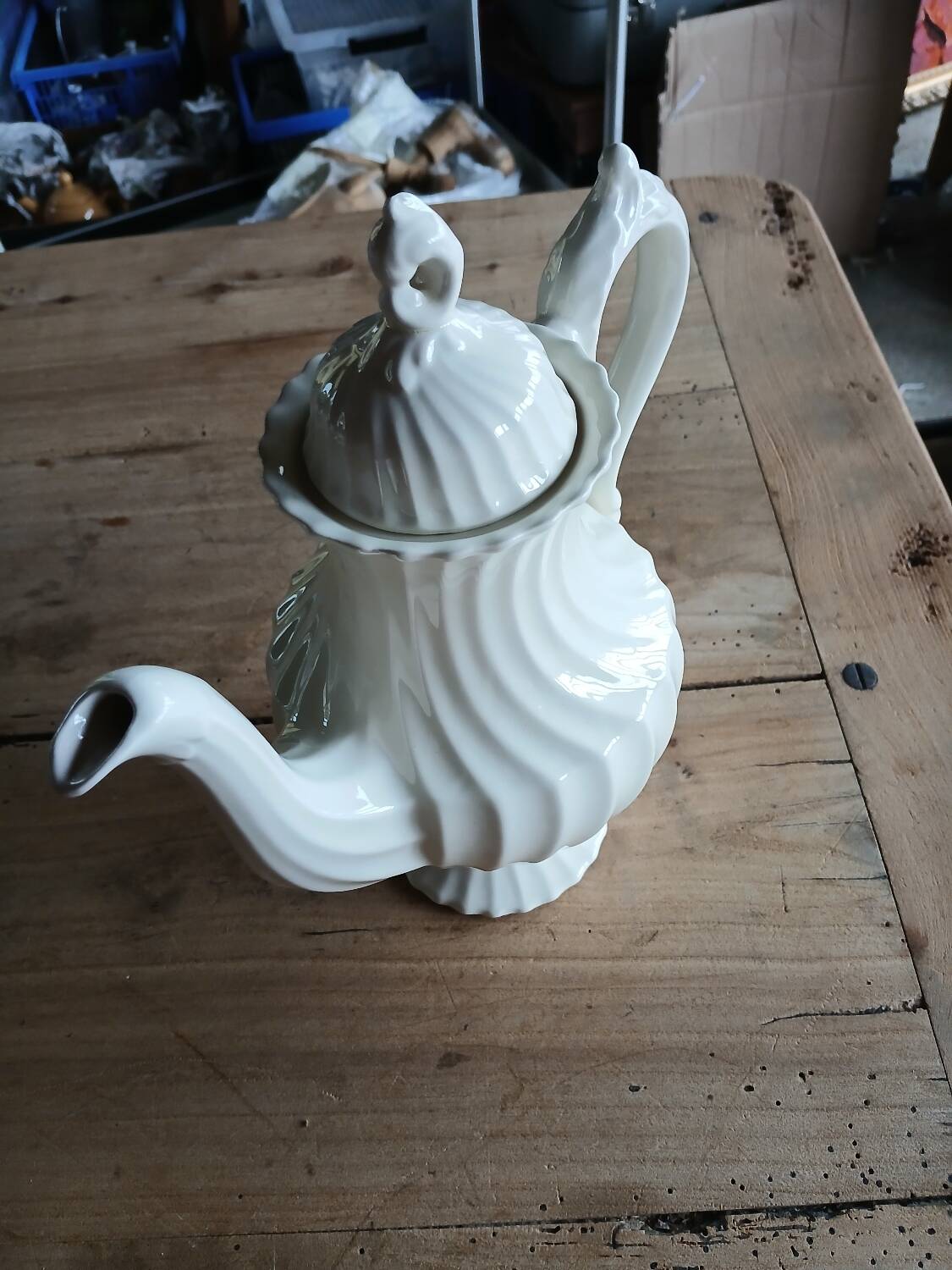 Old coffee pot stamped myott