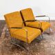 Fauteuils de style Bauhaus, années 1950, Pologne