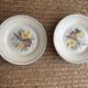 6 Digoin Sarreguemines flat plates from the 40s
