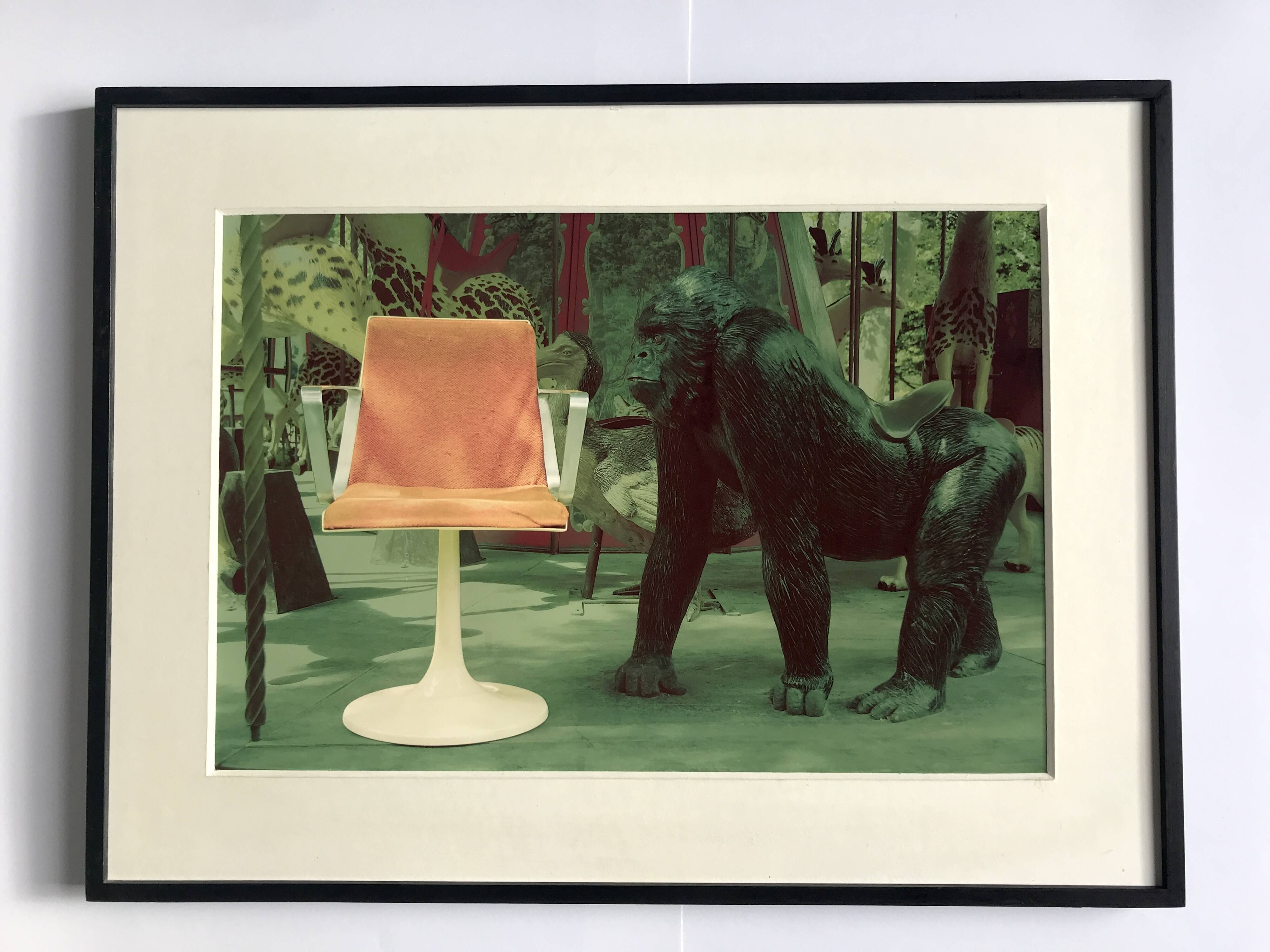 Exhibition prints for the 30th anniversary of the Allibert chair, published in the 70s.