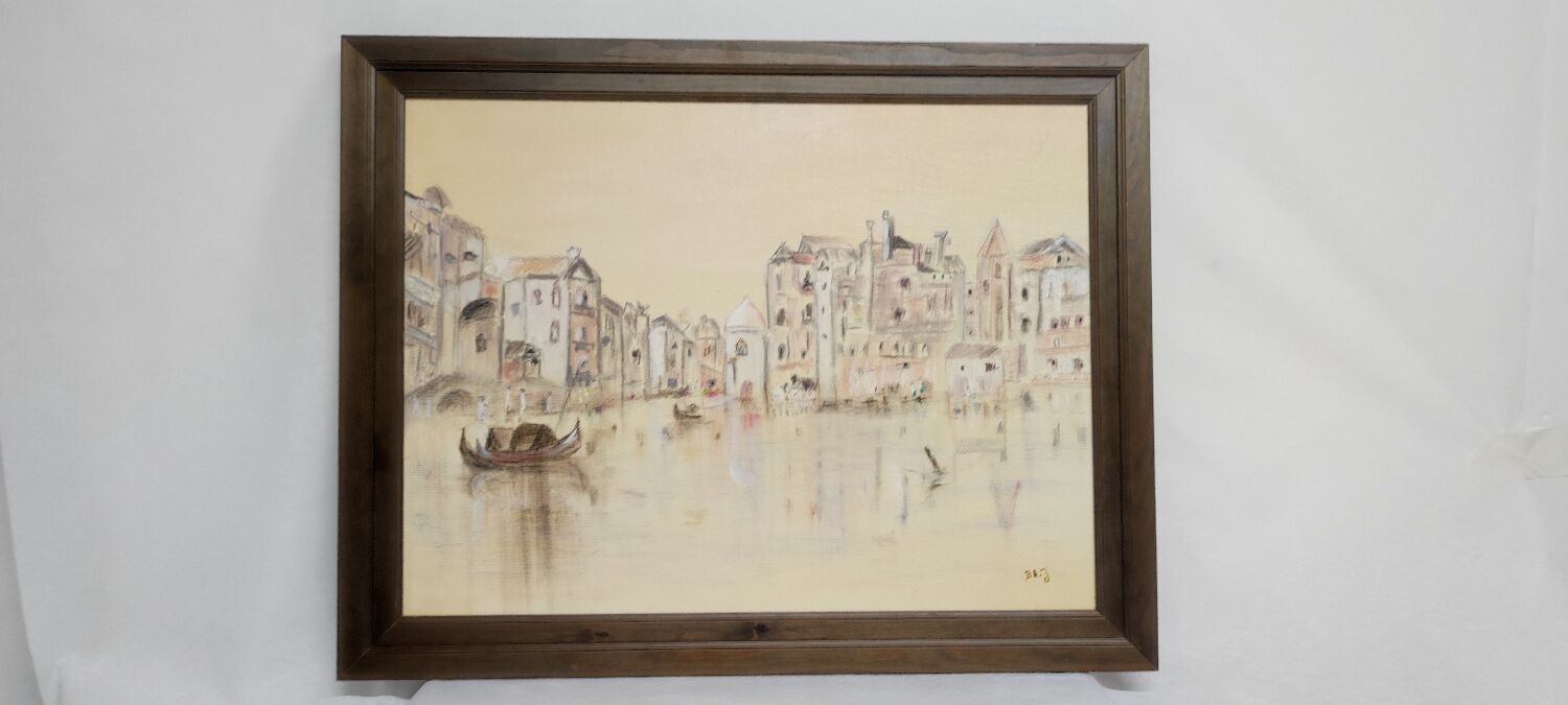 Marine painting signed