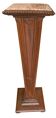 Antique wooden and marble column pedestal – Art Deco style