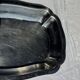 Silver metal serving dish oval rectangular high edges 30.5 x 21