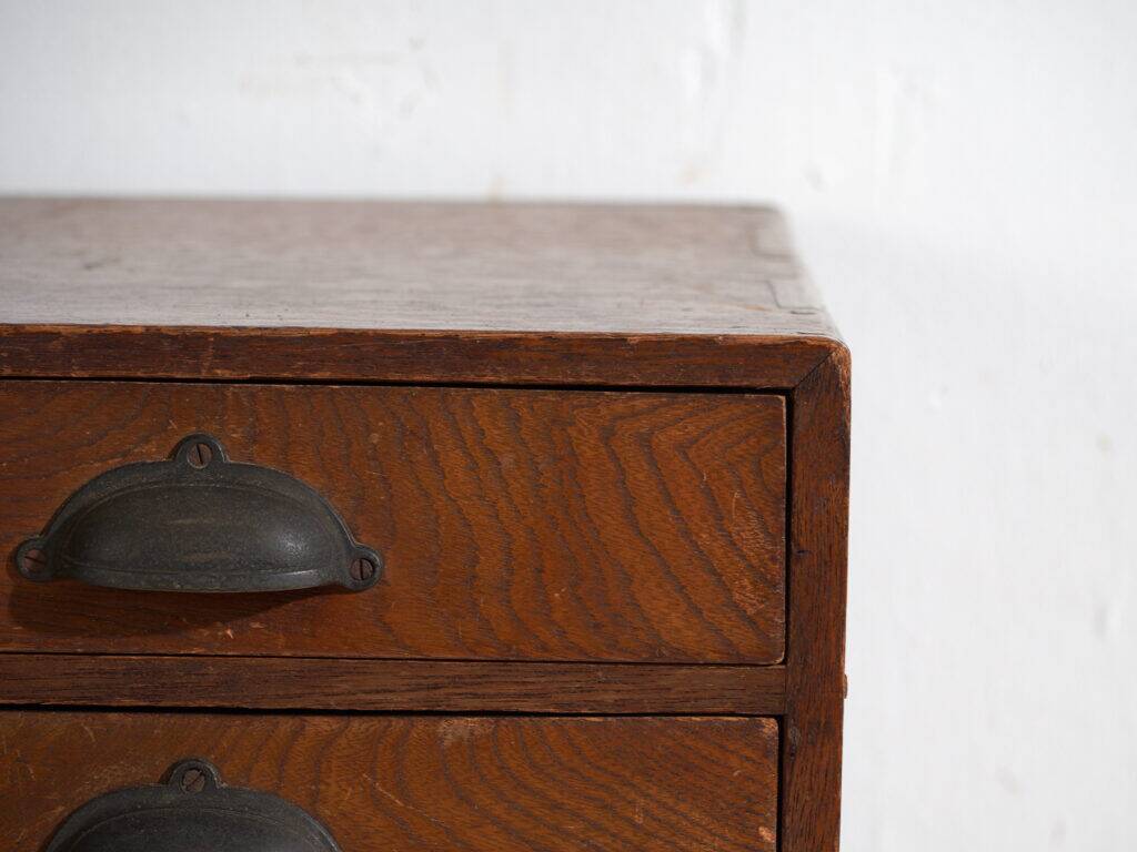 High Japanese chest of drawers with ten drawers – Showa period (c. 1950–1979)