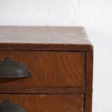 High Japanese chest of drawers with ten drawers – Showa period (c. 1950–1979)